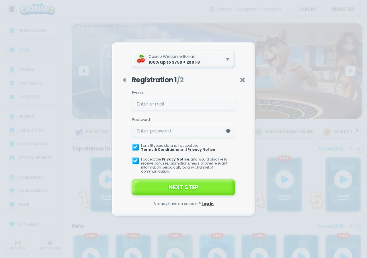 Cazimbo casino overview